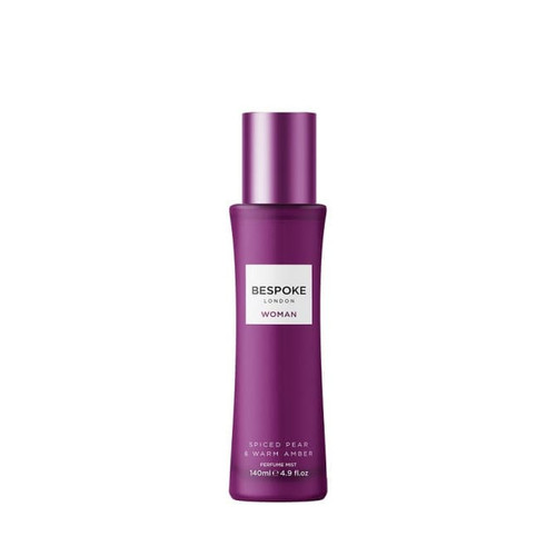 Bespoke London Woman Spiced Pear And Warm Amber Perfume Mist 140ml Bespoke London Woman Spiced Pear And Warm Amber Perfume Mist 140ml