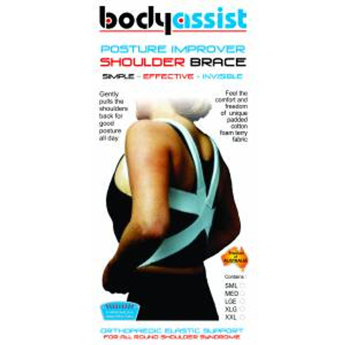 Front of Body Assist Posture Improver Brace 60 - 85cm (Size M)