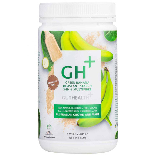 Natural Evolution GH+ Green Banana Resistant Starch 3-in-1 Multifibre 800g Natural Evolution GH+ Green Banana Resistant Starch 3-in-1 Multifibre 800g
