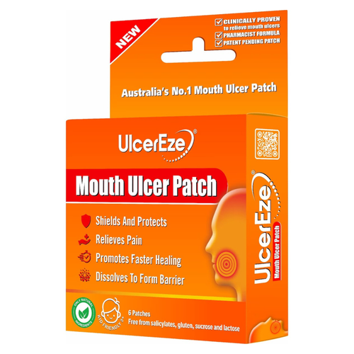 UlcerEze Mouth Ulcer Patch 6pack side view