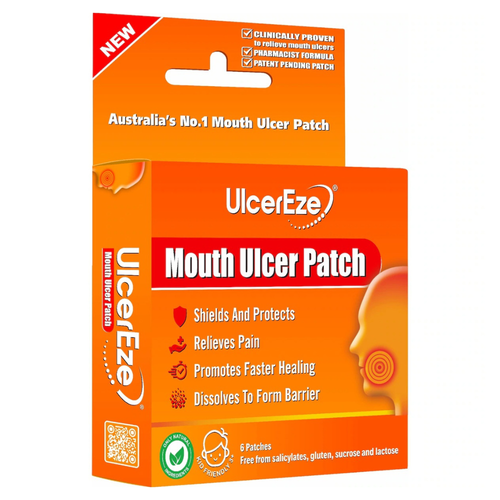UlcerEze Mouth Ulcer Patch 6pack side view