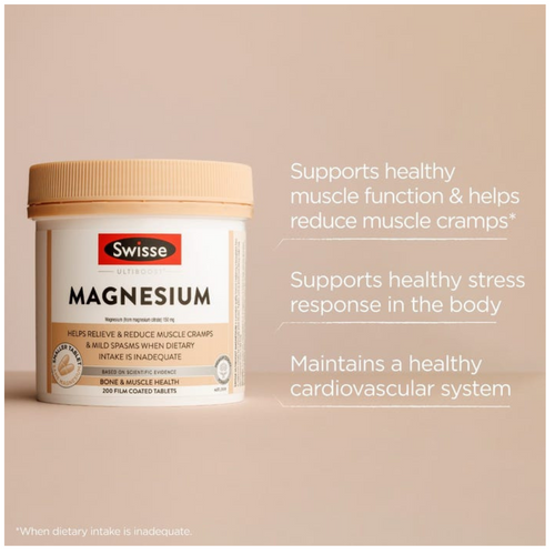 Swisse Ultiboost Magnesium 120 Tablets