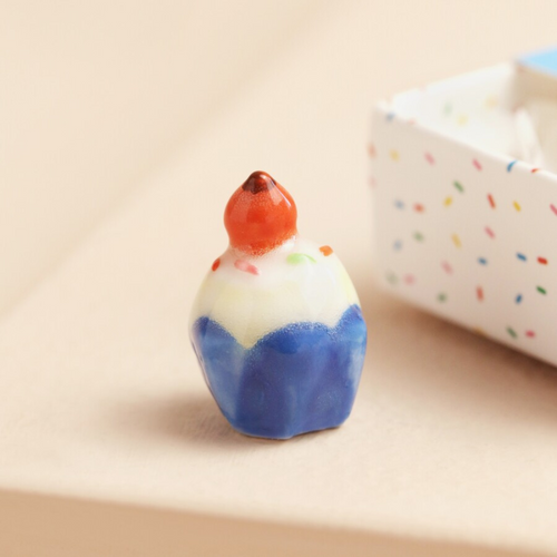 Lisa Angel Tiny Matchbox Ceramic Birthday Cake Token