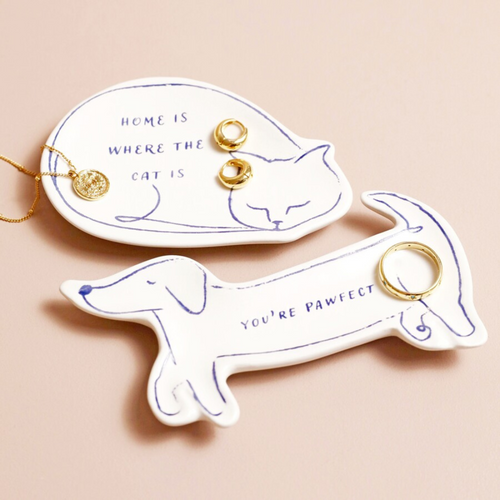 Lisa Angel Cat Quote Trinket Dish