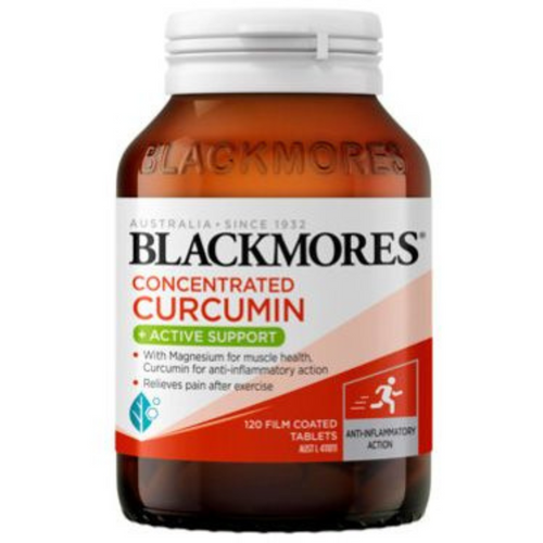 Blackmores Concentrated Curcumin plus Active Support 120 Tablets Blackmores Concentrated Curcumin plus Active Support 120 Tablets