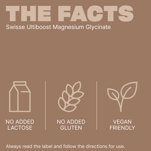 Swisse Ultiboost Magnesium Glycinate Facts