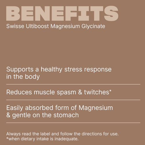 Swisse Ultiboost Magnesium Glycinate Benefits