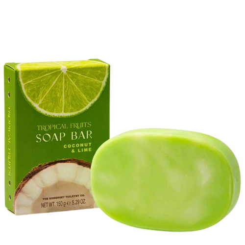 Tropical Fruits Coconut and Lime Foaming Soap Bar 150g Tropical Fruits Coconut and Lime Foaming Soap Bar 150g