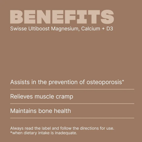 Swisse Ultiboost Magnesium Calcium + D3