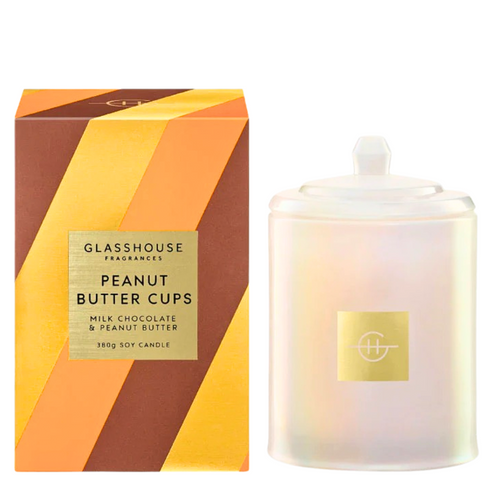 Glasshouse Fragrances Peanut Butter Cups Candle 380g Glasshouse Fragrances Peanut Butter Cups Candle 380g