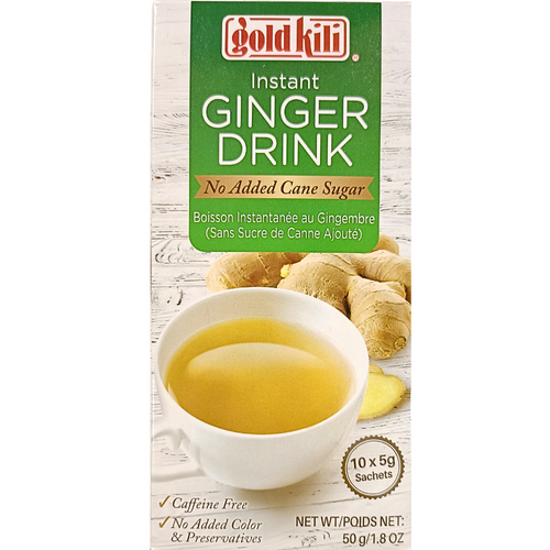 Gold Kili Instant Ginger Drink Caffeine Free No Added Cane Sugar 5g x 10 Sachets Gold Kili Instant Ginger Drink Caffeine Free No Added Cane Sugar 5g x 10 Sachets