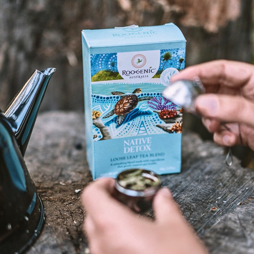 Roogenic Native Detox Tea are rich in antioxidants and polyphenols
