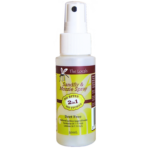 The Locals Sandfly & Mozzie Stuff Insect Repellent Spray 50mL The Locals Sandfly & Mozzie Stuff Insect Repellent Spray 50mL