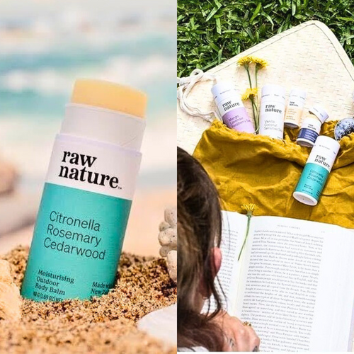 Raw Nature Moisturising Outdoor Body Balm Safe for the whole family to use.
