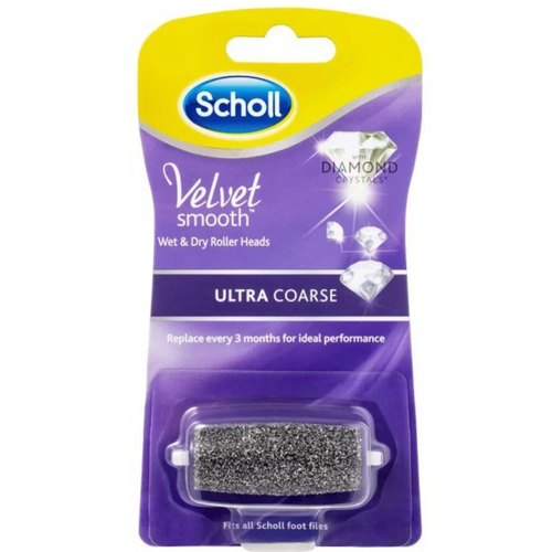 Scholl Velvet Smooth Wet And Dry Roller Heads Ultra Coarse