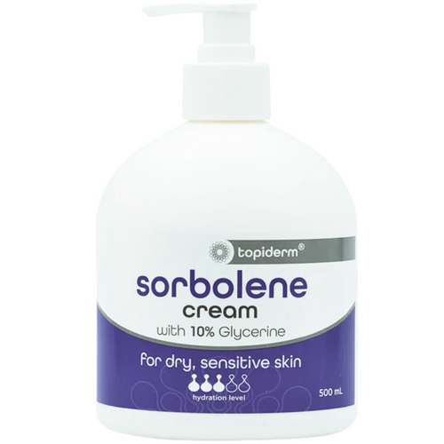 Topiderm Sorbolene Cream Moisturiser & Soap Substitute For Dry Sensitive Skin 500g Topiderm Sorbolene Cream Moisturiser & Soap Substitute For Dry Sensitive Skin 500g