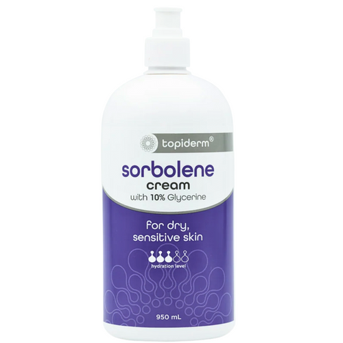 Topiderm Sorbolene Cream Moisturiser & Soap Substitute For Dry Sensitive Skin 950g Topiderm Sorbolene Cream Moisturiser & Soap Substitute For Dry Sensitive Skin 950g