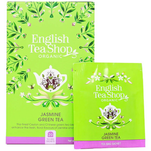 English Tea Shop Organic Jasmine Green Tea 20 Sachets English Tea Shop Organic Jasmine Green Tea 20 Sachets