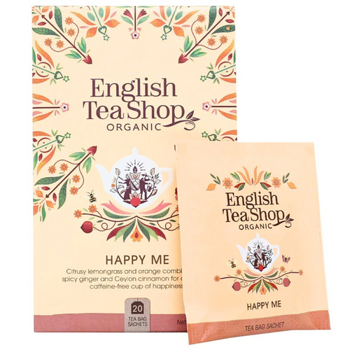 English Tea Shop Organic Wellness Tea Happy Me 20 Sachets English Tea Shop Organic Wellness Tea Happy Me 20 Sachets