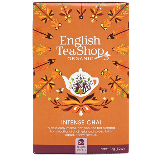 English Tea Shop Organic Intense Chai 20 Sachets English Tea Shop Organic Intense Chai 20 Sachets