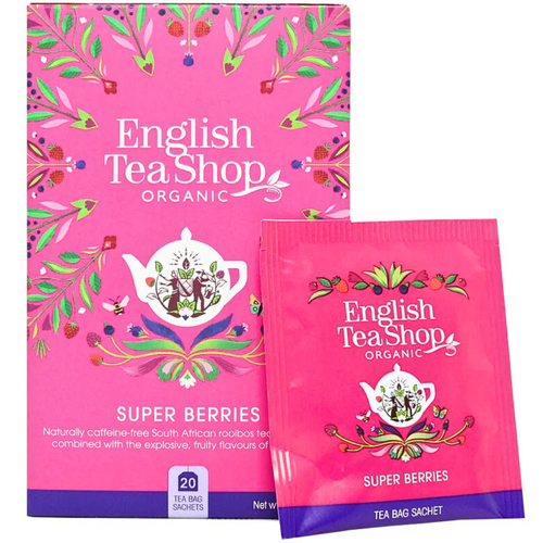 English Tea Shop Organic Super Berriers Tea 20 Sachets