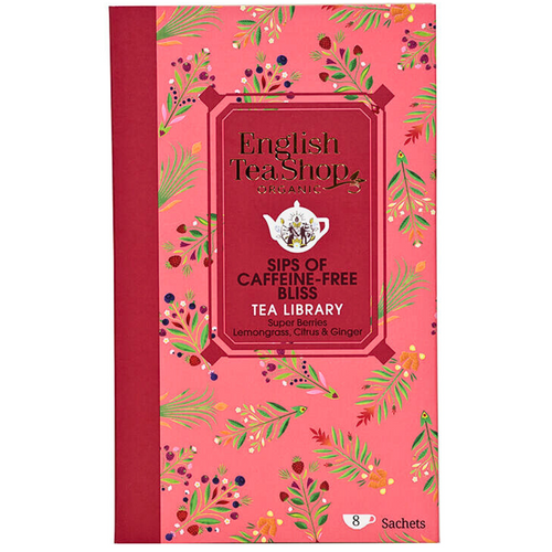 English Tea Shop Organic Sips of Caffeine-Free Bliss Tea Library 8pcs English Tea Shop Organic Sips of Caffeine-Free Bliss Tea Library 8pcs