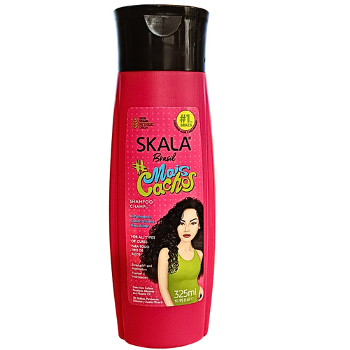 Skala Brasil Mais Cachos Shampoo D-Panthenol Castor Oil And Shea Butter For All Types of Curls 325mL
