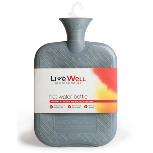 Live Well Health Essentials Hot Water Bottle Live Well Health Essentials Hot Water Bottle