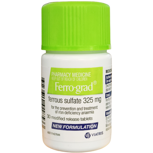 Ferro-Grad Prevention and Treatment of Iron Deficiency Anaemia 30 Tablets