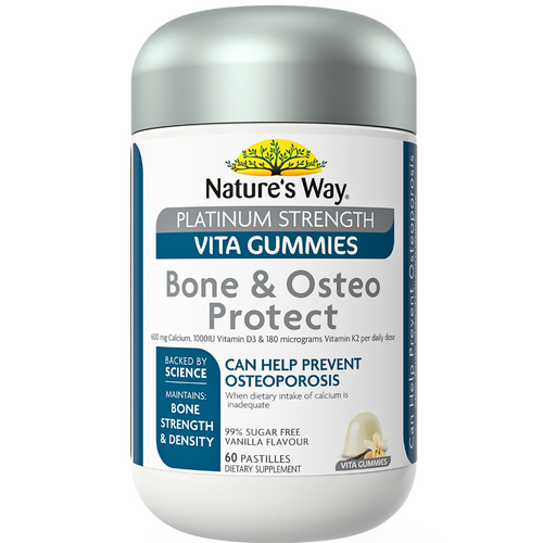 Nature's Way Platinum Strength Vita Gummies Bone And Osteo Protect 60 Gummies Nature's Way Platinum Strength Vita Gummies Bone And Osteo Protect 60 Gummies