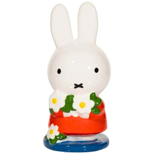 Miffy Ceramic Figurine Holding Daisy Bouquet H13cm