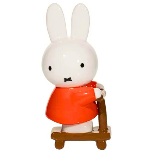 Miffy Ceramic Figurine Riding Scooter H16cm