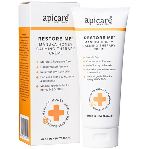 Apicare New Zealand Restore Me Manuka Honey Calming Therapy Creme 200g