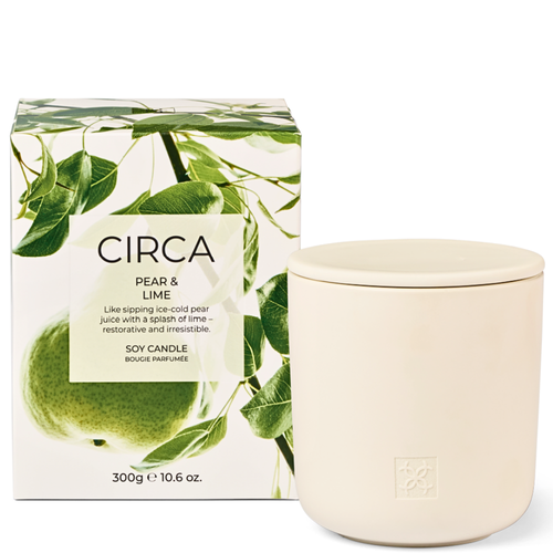 Circa Home Pear And Lime Soy Candle 300g Circa Home Pear And Lime Soy Candle 300g
