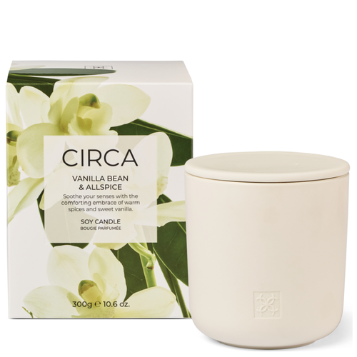Circa Home Vanilla Bean And AllSpice Soy Candle 300g Circa Home Vanilla Bean And AllSpice Soy Candle 300g