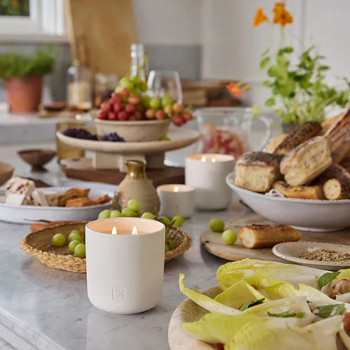 Image of a Circa Home's elegant candles on a table setting
