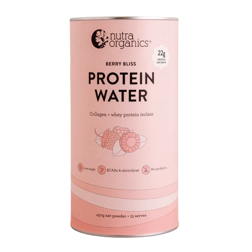 Nutra Organics Protein Water Berry Bliss Flavour 450g