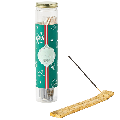 Pilbeam Living Christmas Cheer Scented Incense With Holder Spiced Apple 100pack Pilbeam Living Christmas Cheer Scented Incense With Holder Spiced Apple 100pack