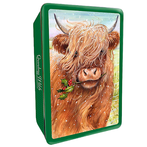 Grandma Wilds Embossed Highland Cow Tin 300g Grandma Wilds Embossed Highland Cow Tin 300g
