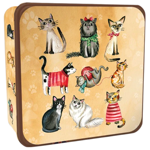 Grandma Wild's Embossed Cats In Jumpers 160g