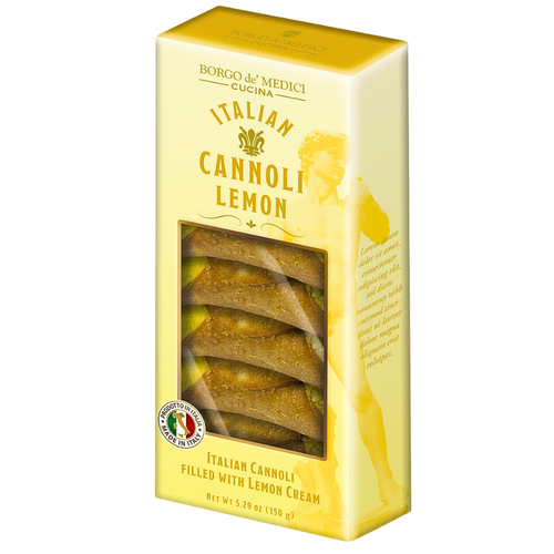 Borgo De' Medici Italian Cannoli With Lemon 150g Borgo De' Medici Italian Cannoli With Lemon 150g