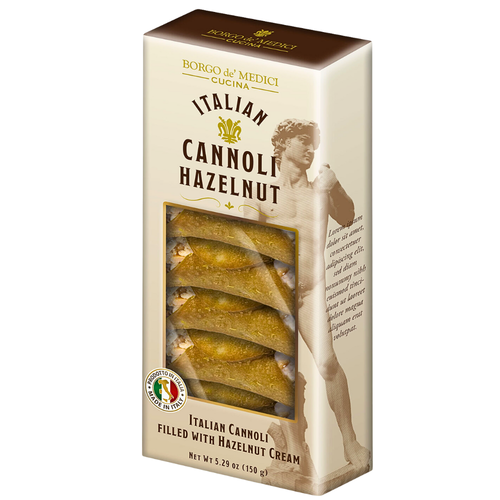 Borgo De' Medici Italian Cannoli With Hazelnut 150g Borgo De' Medici Italian Cannoli With Hazelnut 150g
