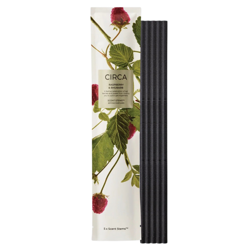Circa Home Tree Scent Stems Refill Raspberry And Rhubarb 5 Pack