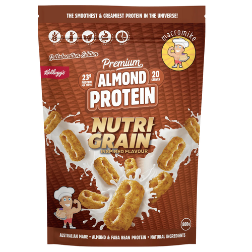 Macro Mik Kellogg's Almond Protein Nutri Grain 400g