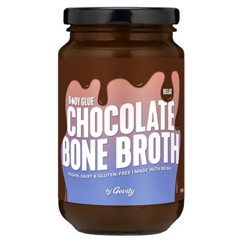 Gevity Body Glue Chocolate Bone Broth Gluten Free 390g
