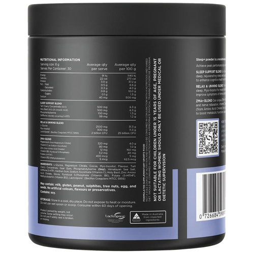 Switch Nutrition Sleep+ Magnesium Powder Chocolate Flavour 240g