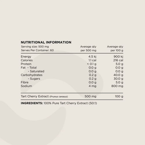 Switch Nutrition Tart Cherry Powder 30g