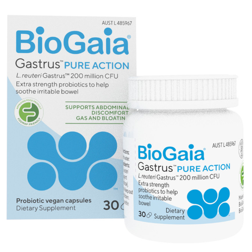 BioGaia Gastrus Pure Action 30 Capsules