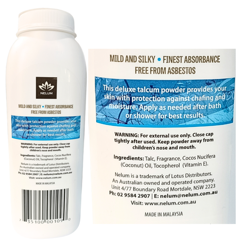 Nelum Coconut Talcum Powder is mild and silky with finest absorbance