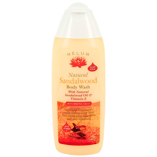 Nelum Natural Sandalwood Body Wash Soap Free 280mL